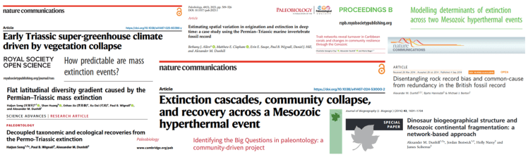 Montage of publication titles